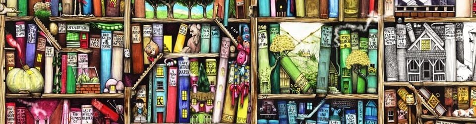 A magical and intriguing bookshelf