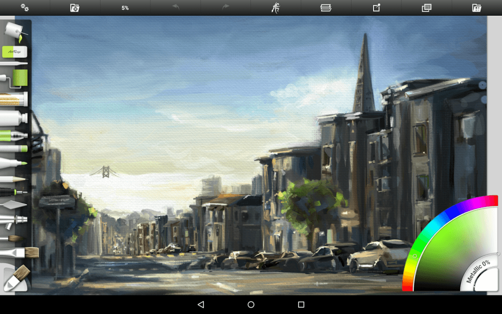 Art Rage iPad app for painting