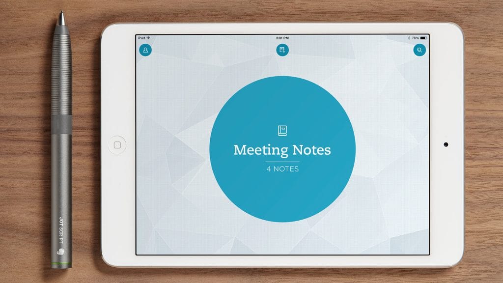 Penultimate notebook app for iPad