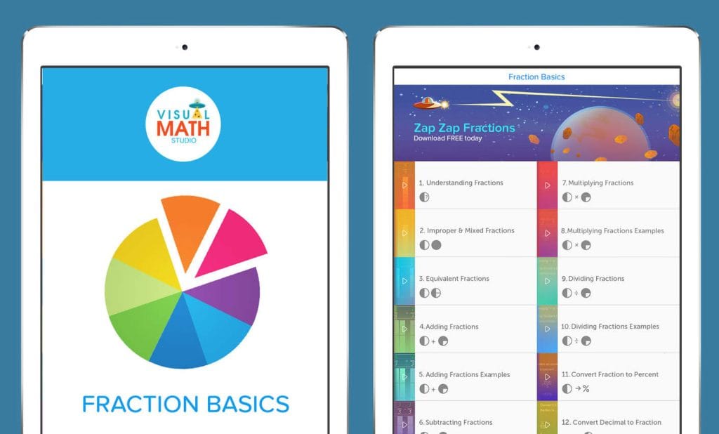 Fractions Basics iPad app