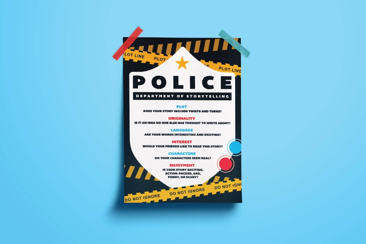 writing poster schools free police