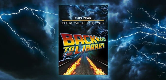 Back to the Future library poster