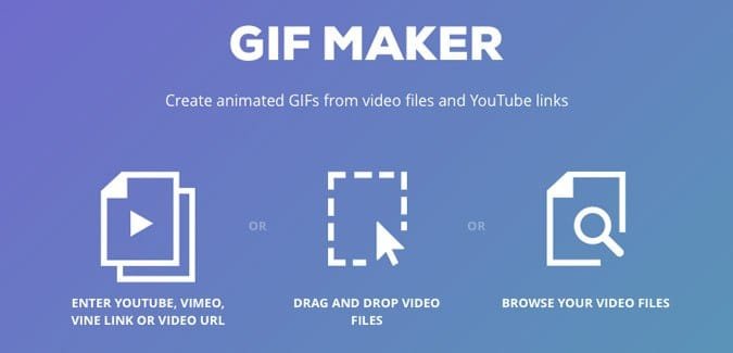 Easily create gifs with giphys gif maker