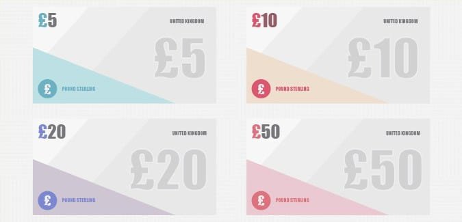 UK Pound Banknotes