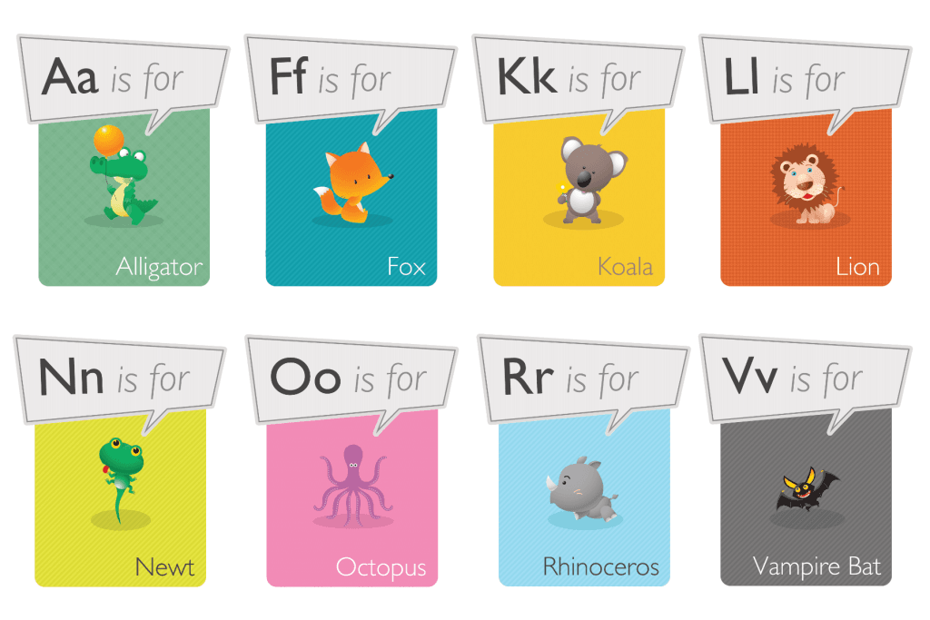 animal alphabet phonetic alphabet free classroom