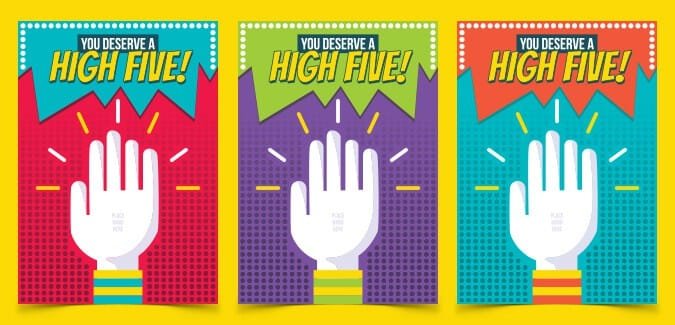 The high 5 poster