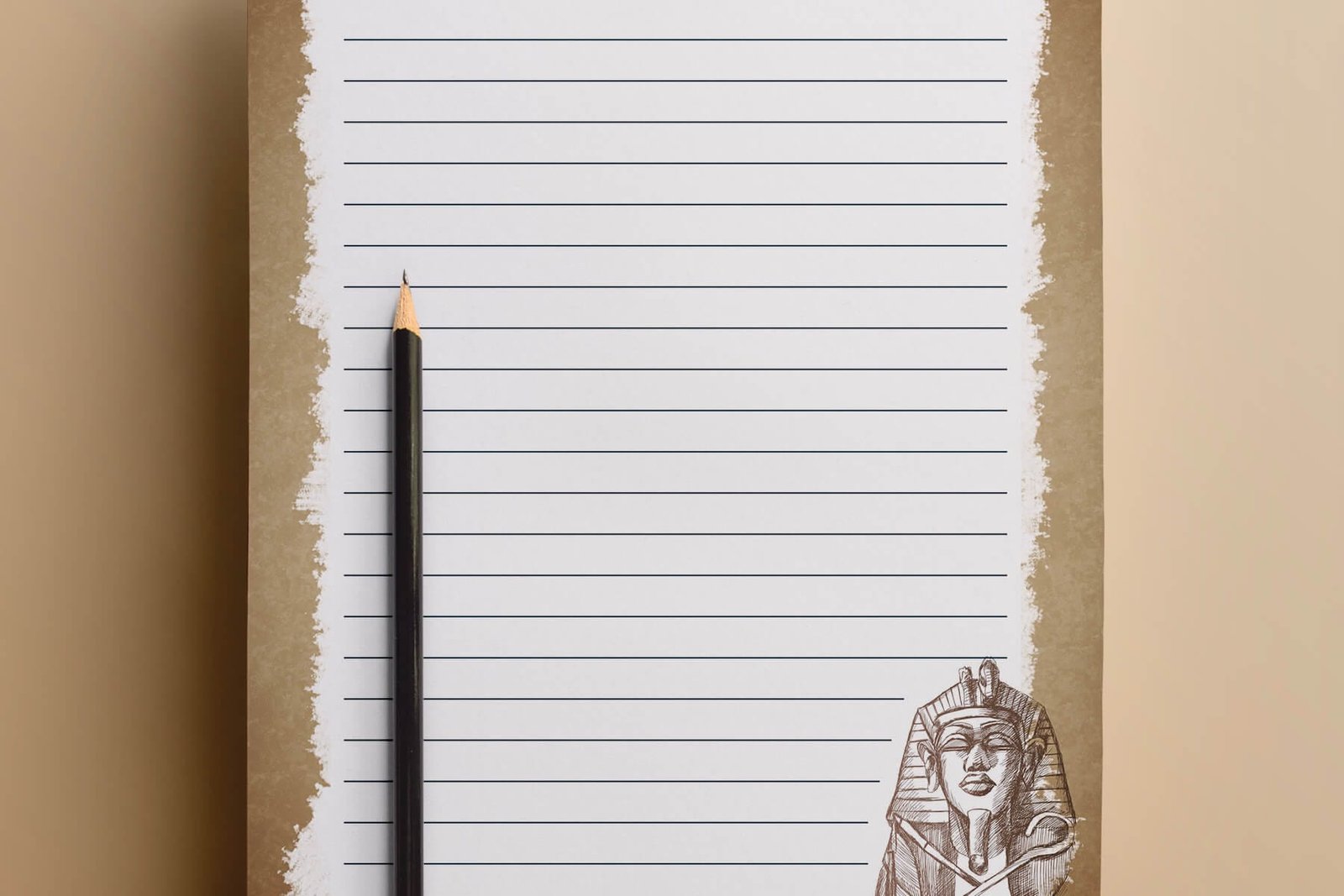 ancient egypt writing template border stories free