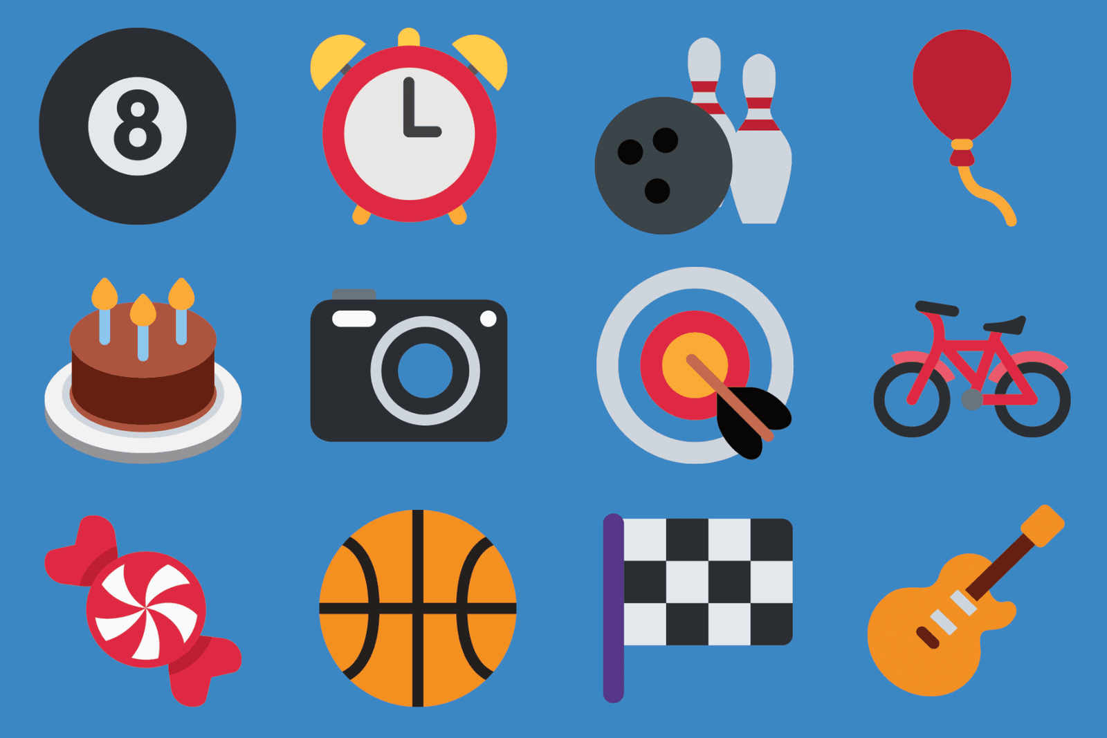 Large Emoji Icons – Objects