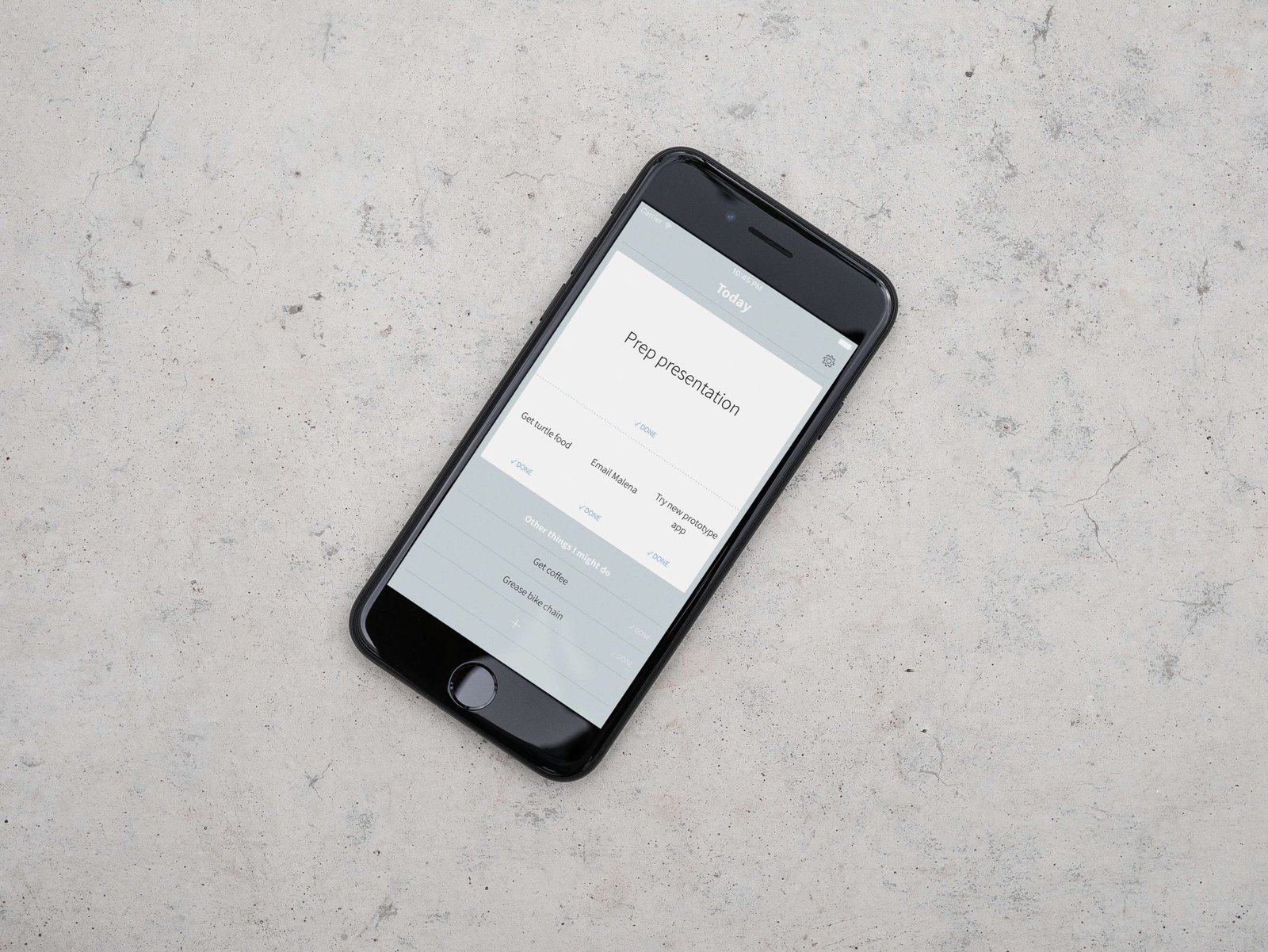 iphone app to-do one big thing