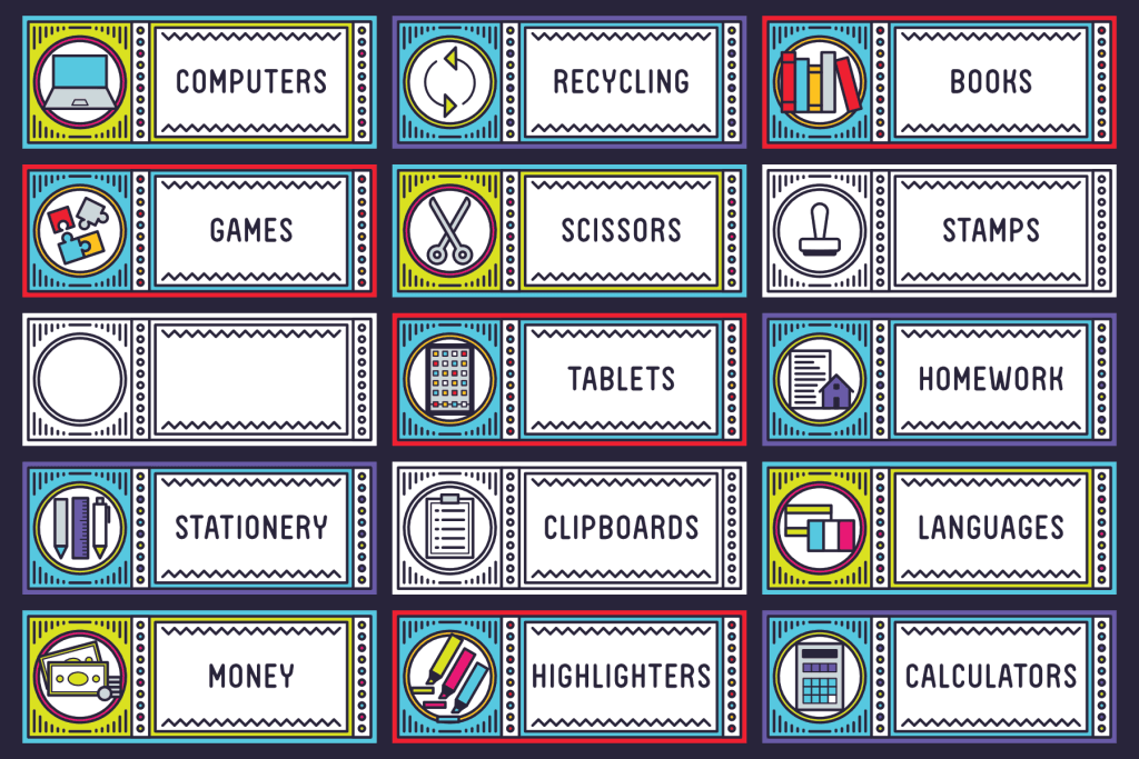 free classroom labels printable schools