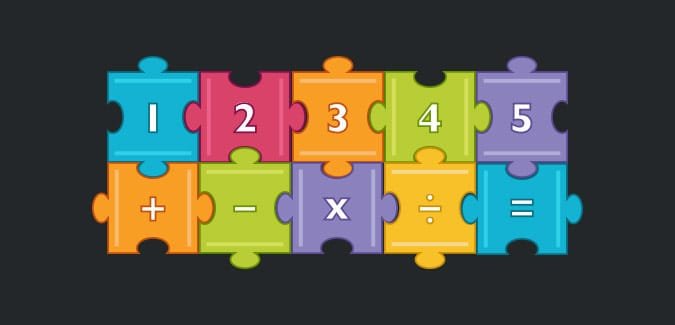 Colourful Jigsaw Numbers