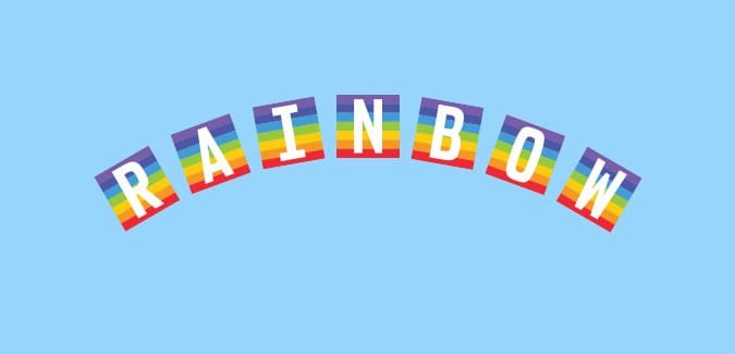 Rainbow Alphabet