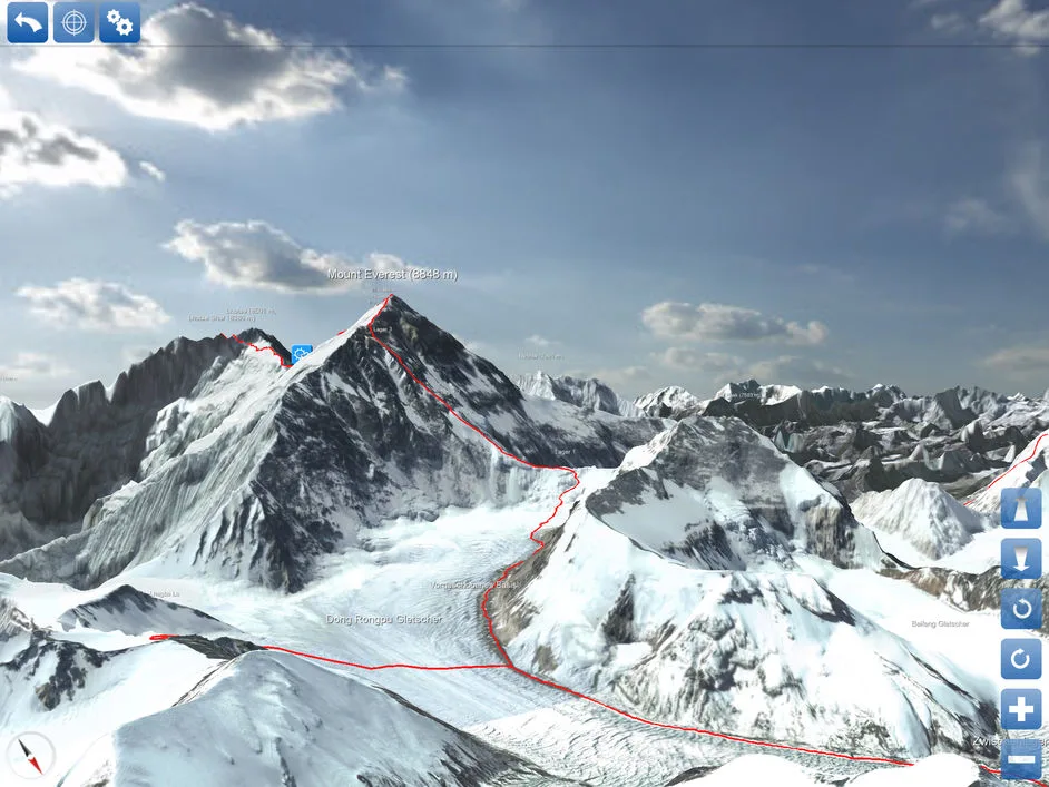 3d tour of mount everest app