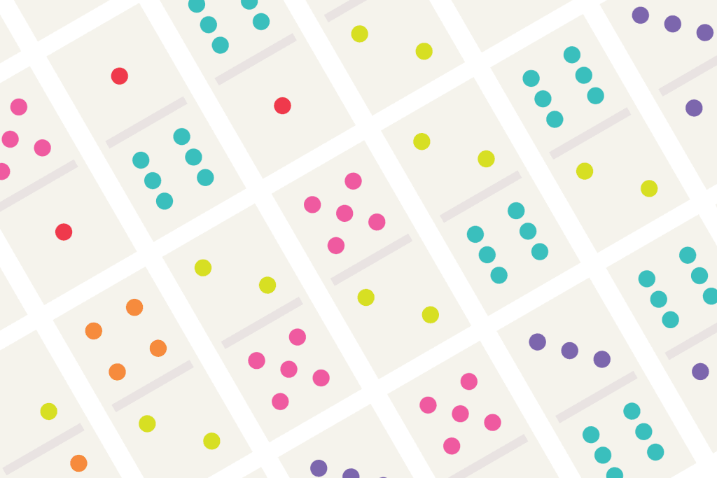 free printable dominoes game colourful
