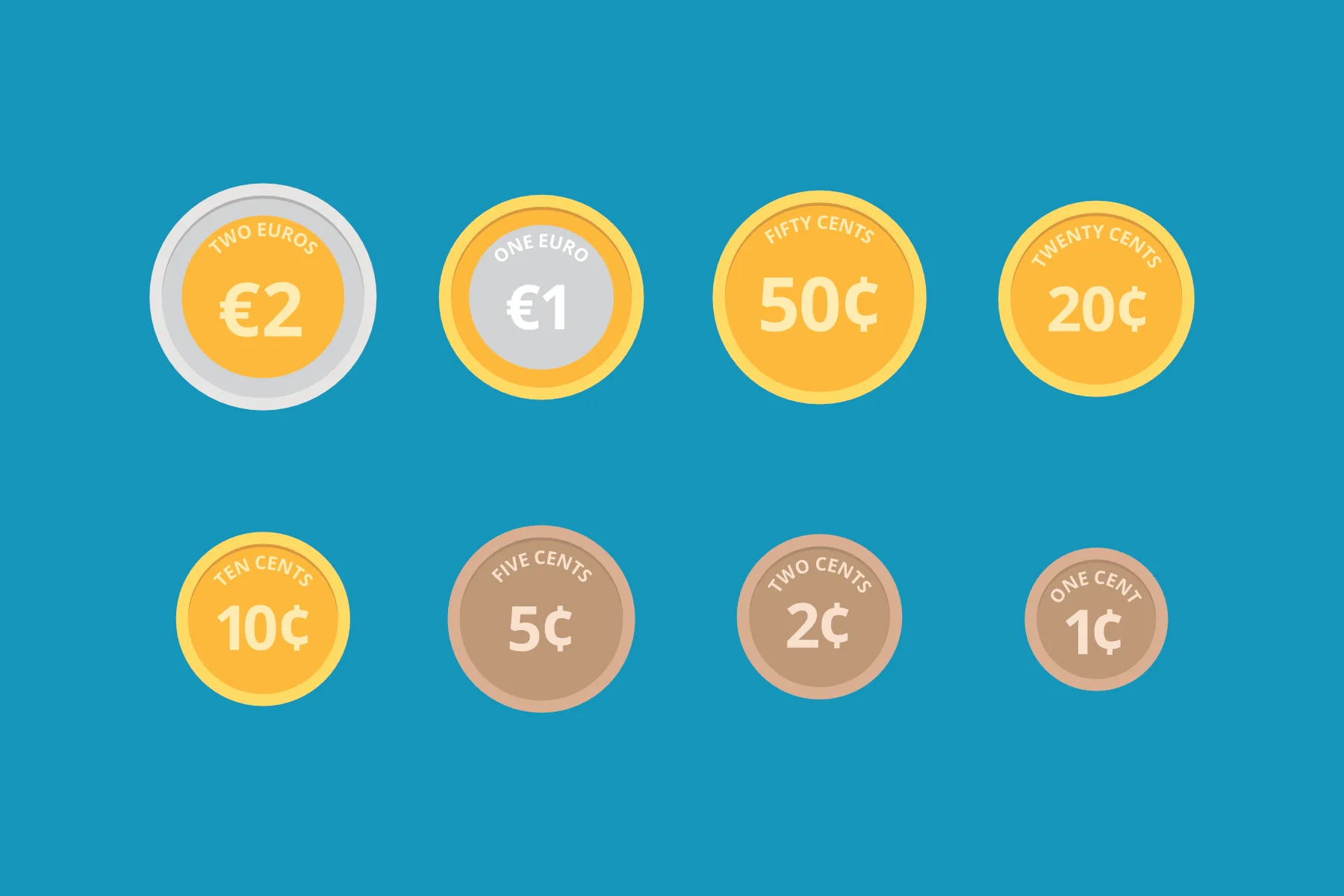 eu coins print play money schools