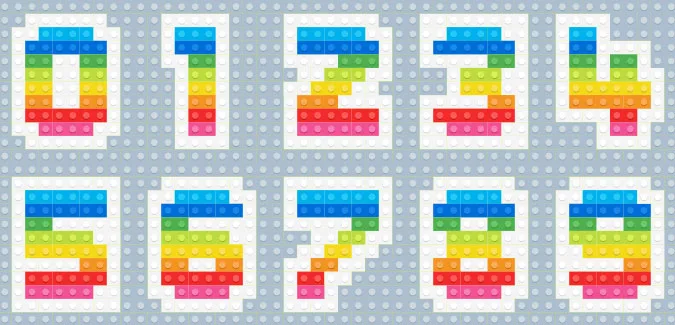 LEGO Numbers - Paperzip for Free Printable Lego Numbers Printables