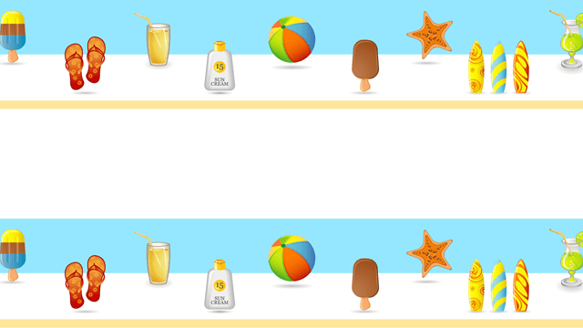 summer borders for the classroom free printable