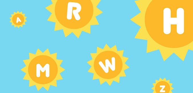 Sun Alphabet