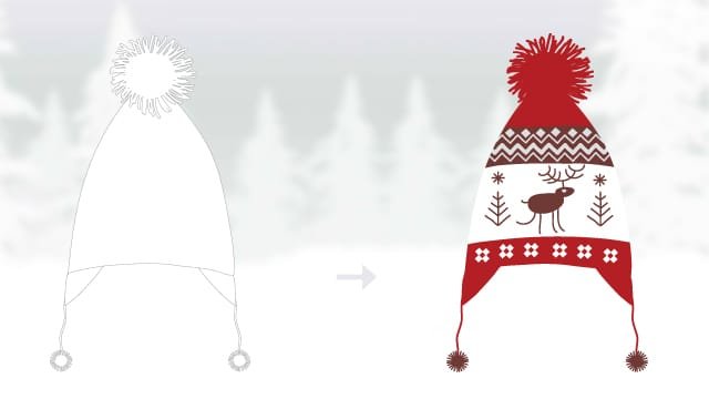 wool hat templates