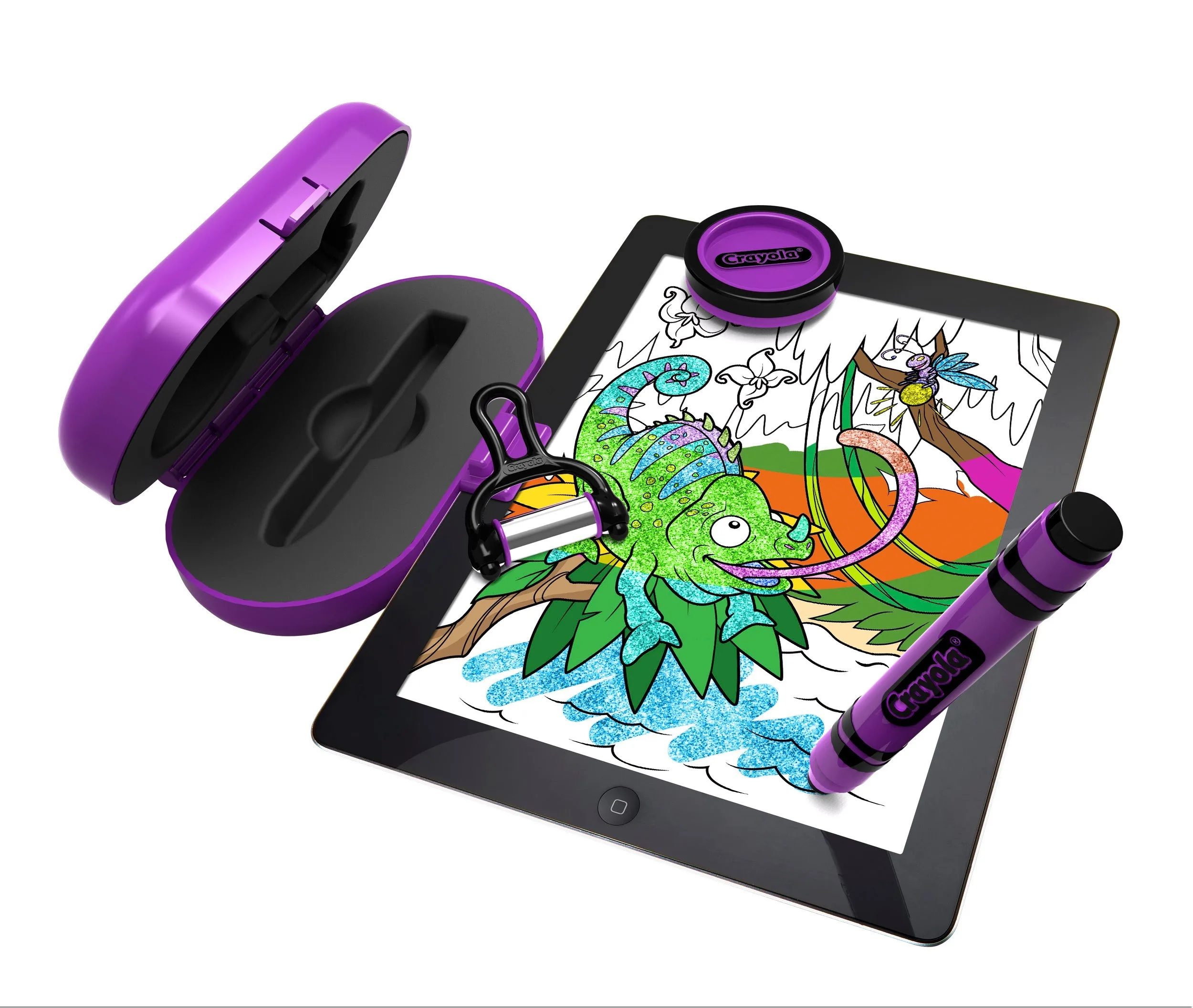 Crayola DigiTools are a set of instruments for drawing and painting on the iPad