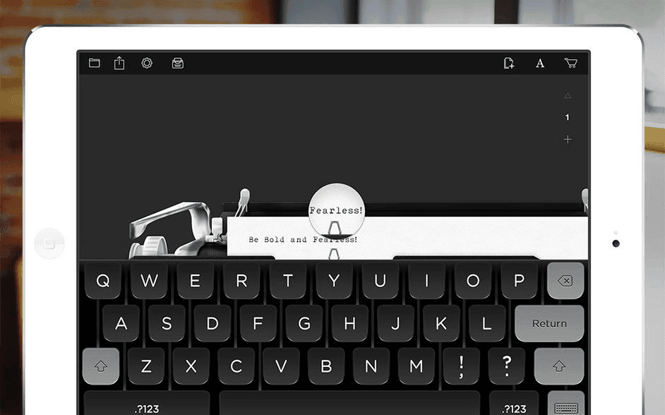 Hanx Writer: A realistic typewriter app created by Tom Hanks