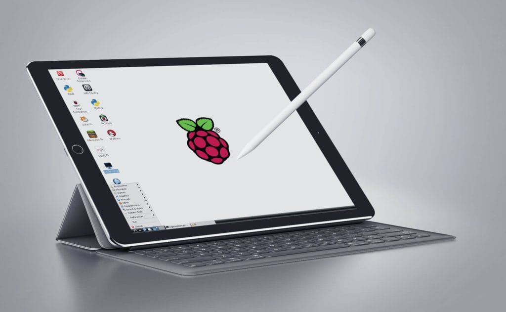 raspberry pi pixel on an ipad pro
