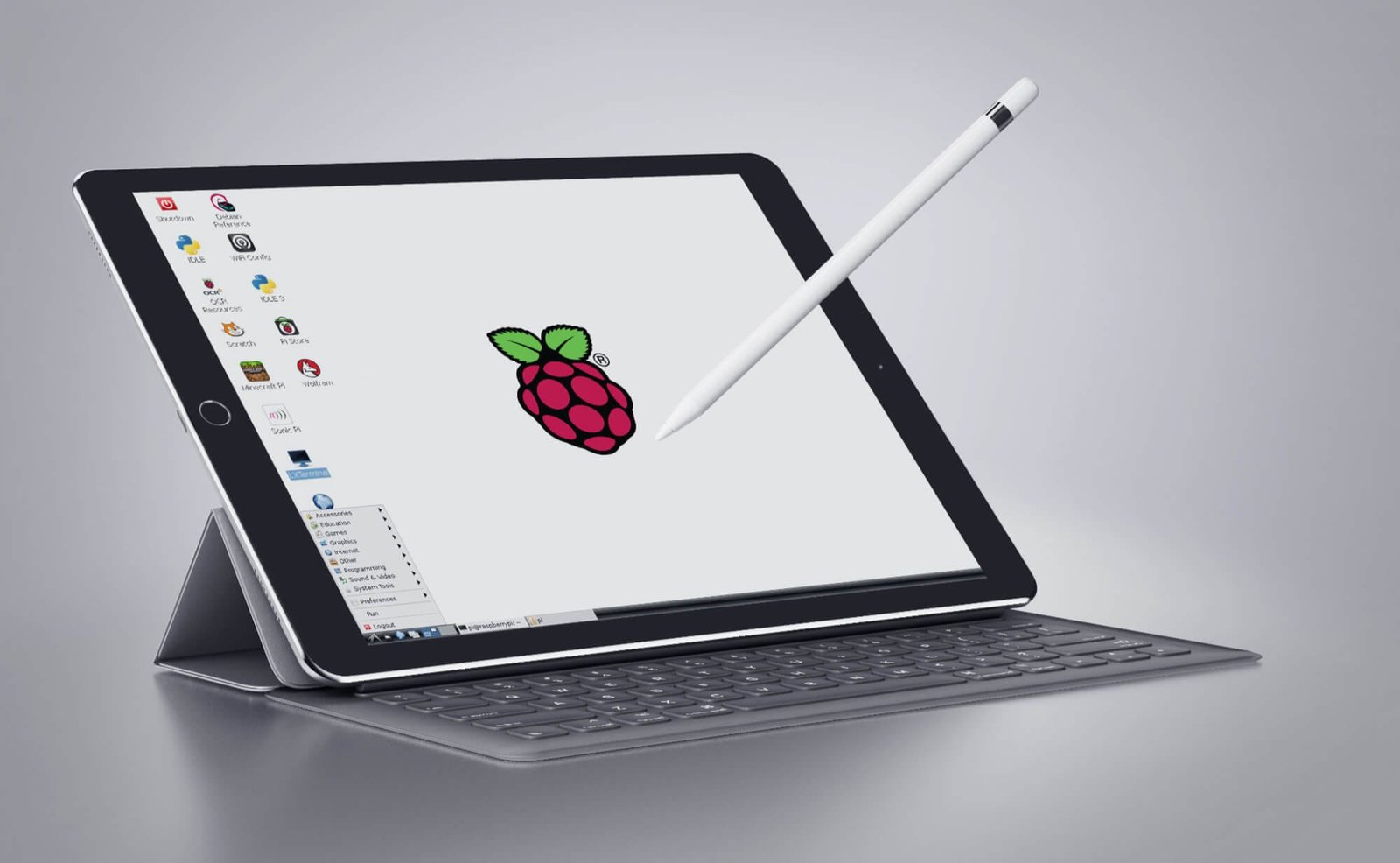 raspberry pi pixel on an ipad pro