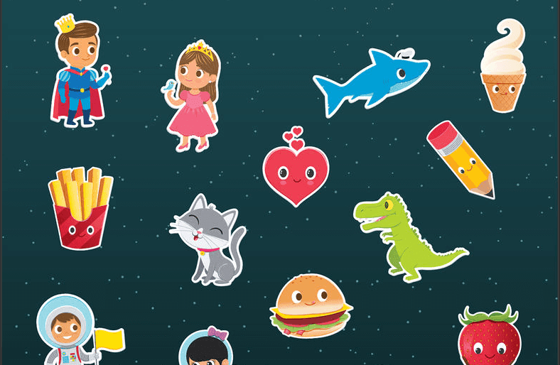 kids sticker app for photos
