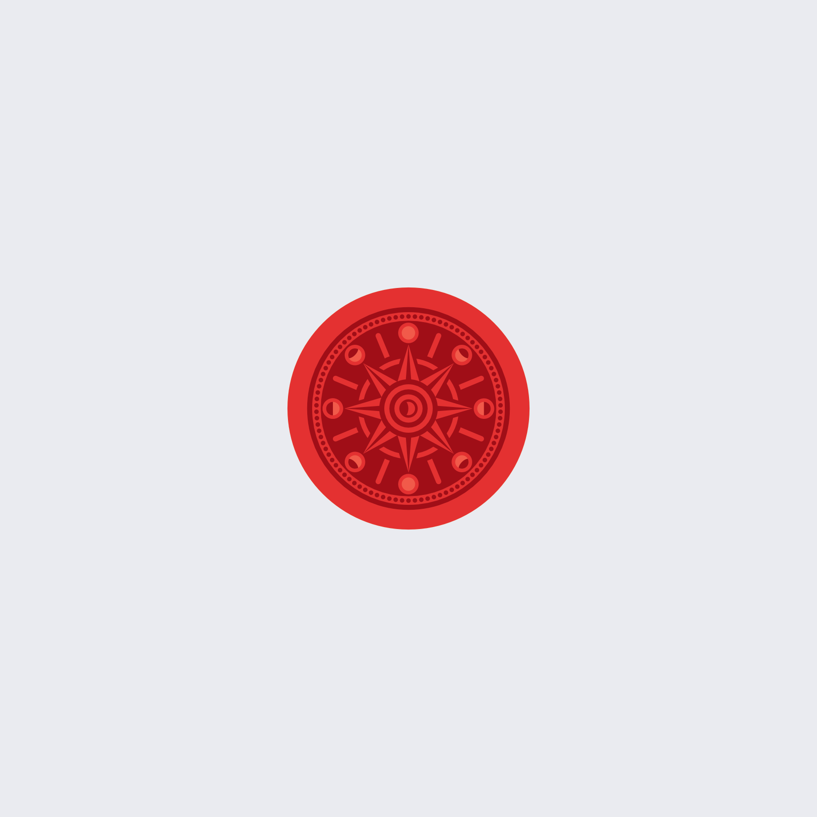 A red envelope sticker in the style of The Traitors TV Show.