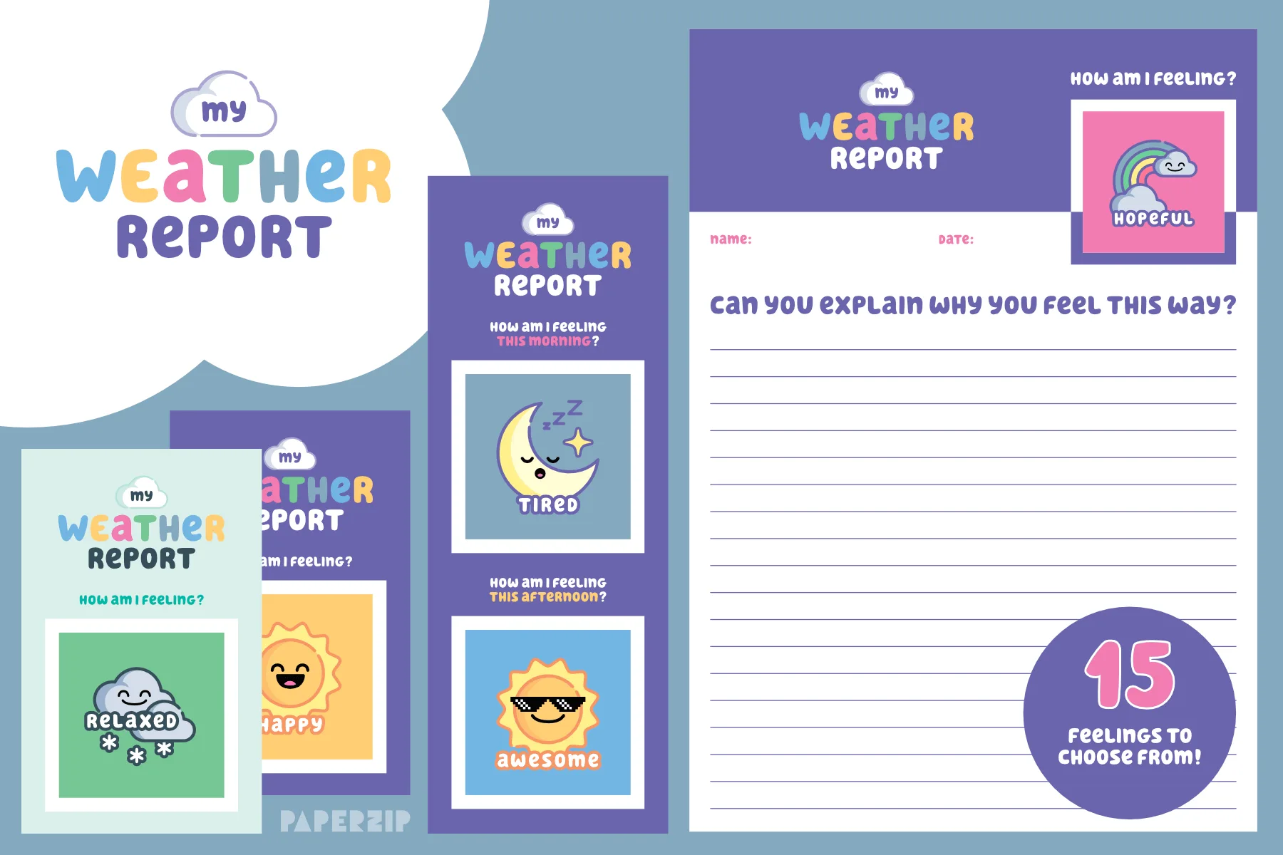 A weather report for helping children express their feelings