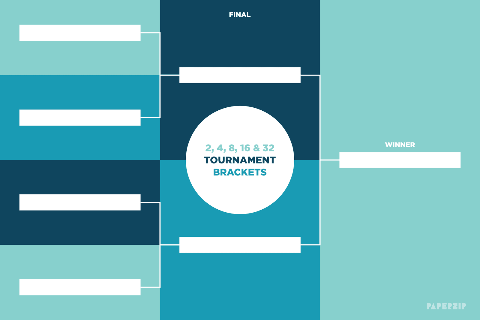 Tournament Brackets (Editable)
