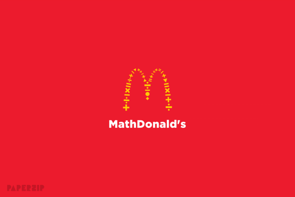 mathdonalds fast food problem solving