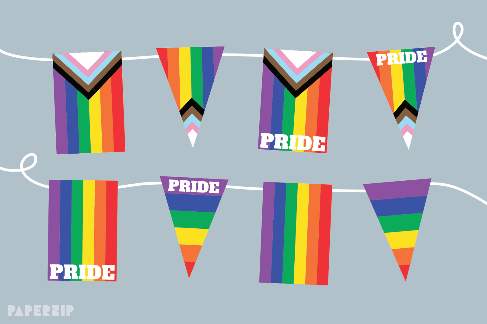 Pride Flag Bunting