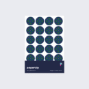 Green and blue tartan sticker pack by Paperzip