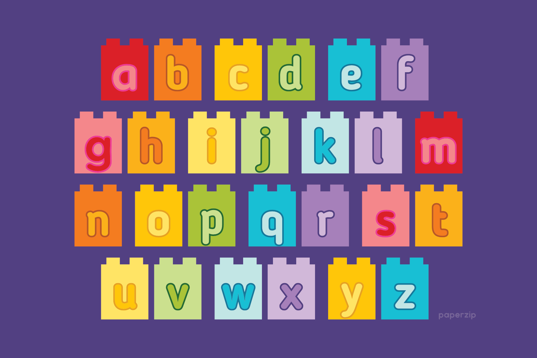 LEGO Duplo Alphabet – Lowercase