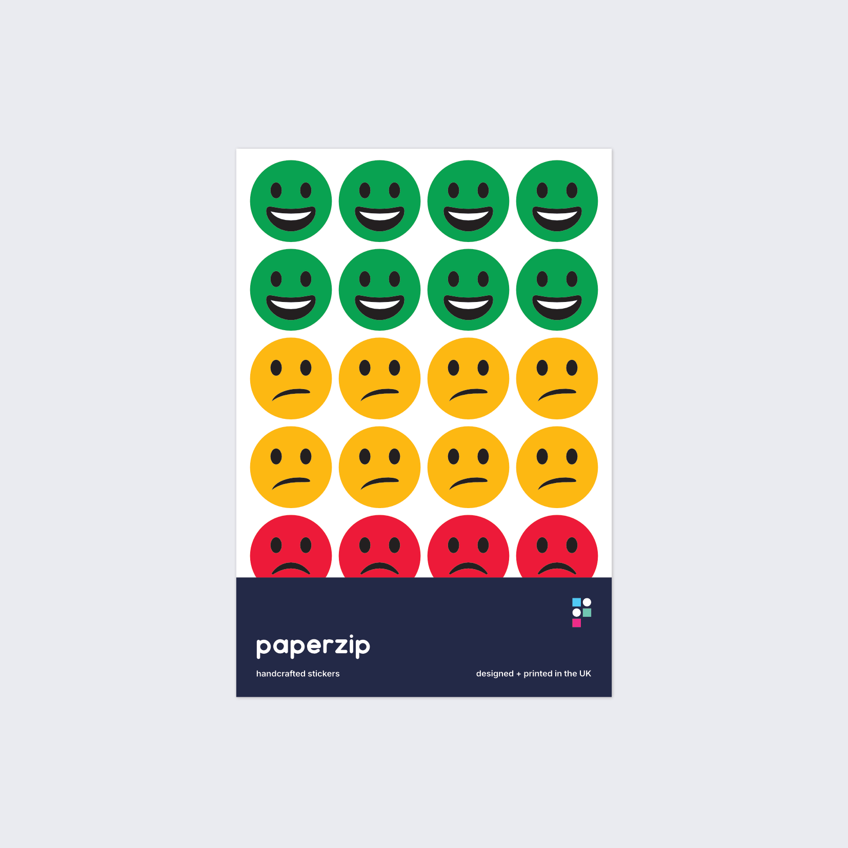 Green, Amber and Red Emoji Stickers