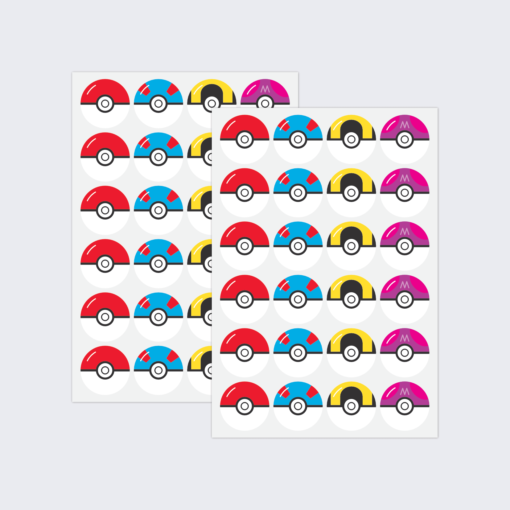 Pocket Monster Ball Stickers - Image 2