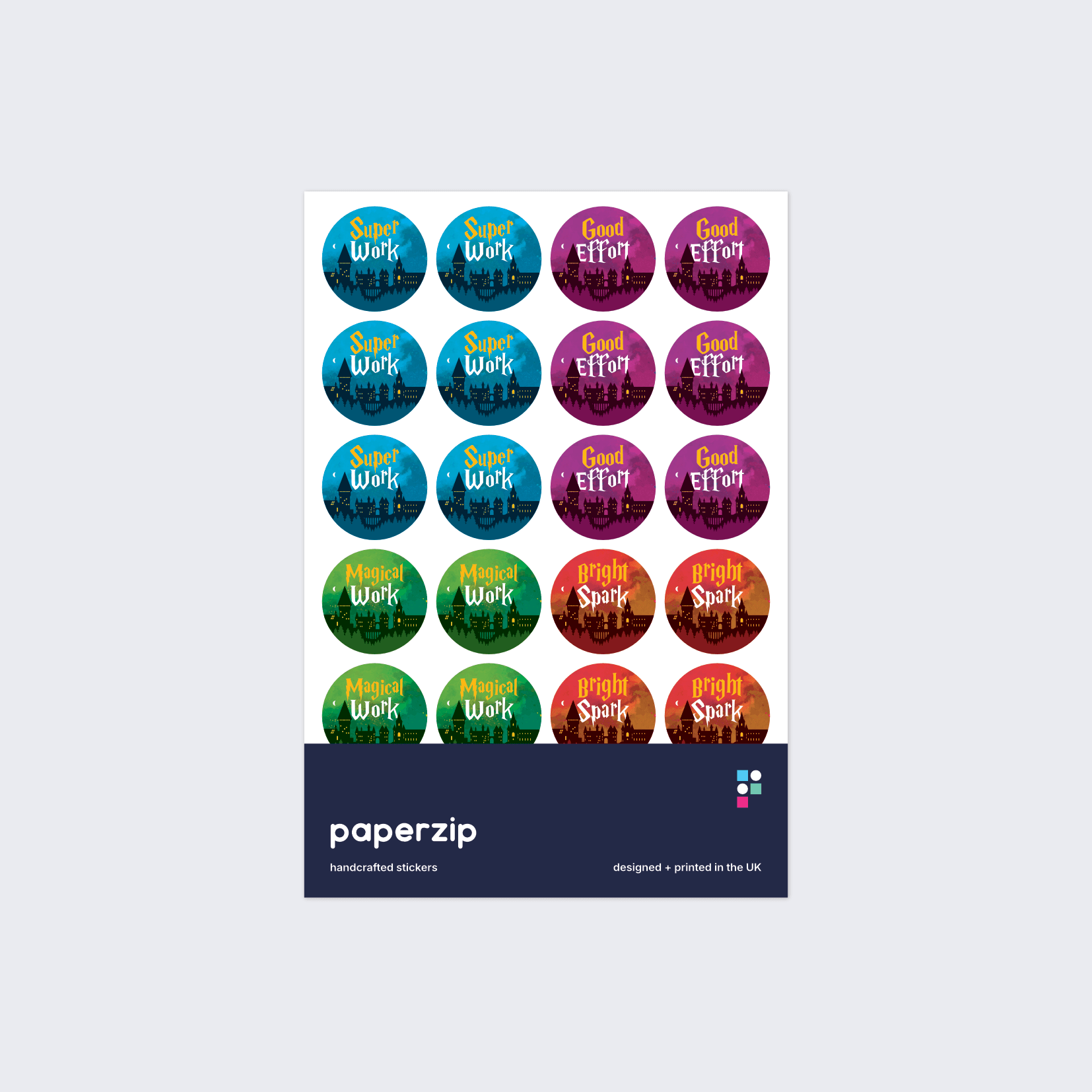 School of Witchcraft and Wizardry Stickers