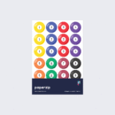 Spots and Stripes Pool Ball (Billiards) Stickers