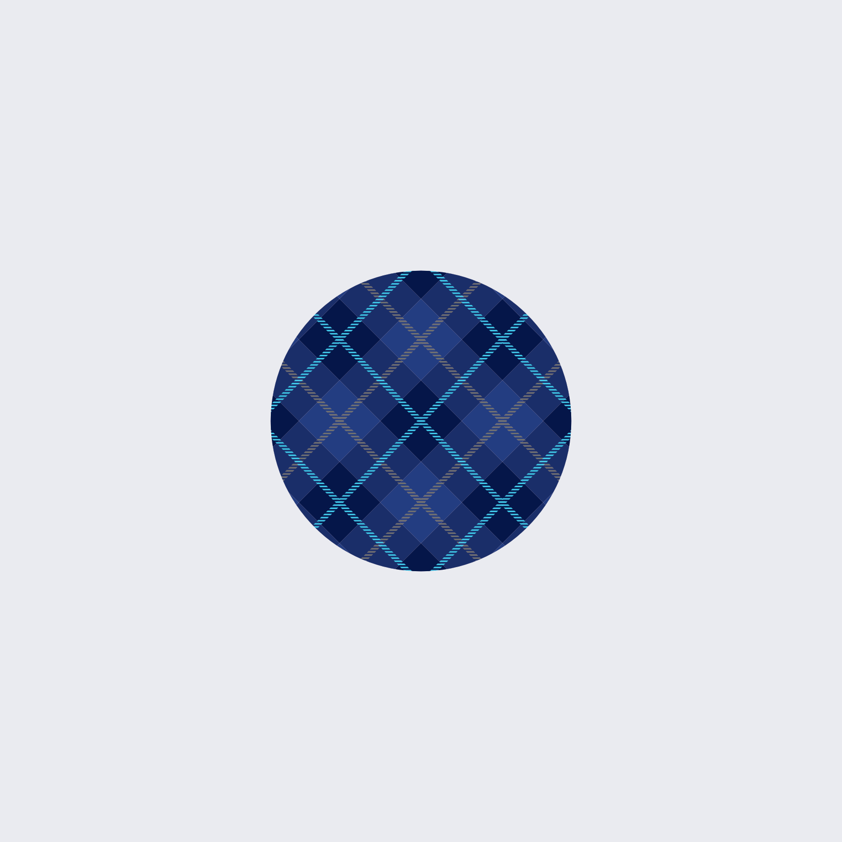 Dark Blue Tartan Stickers - Image 3