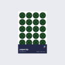 Dark green tartan stickers by Paperzip