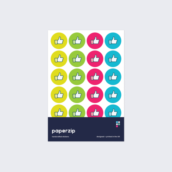 Thumbs Up (Coloured) Stickers