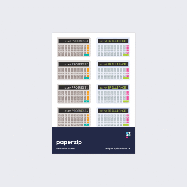 Scientific Calculator Stickers