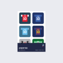 Personalised Football Shirt Stickers