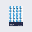Smiling Finder Icon Stickers