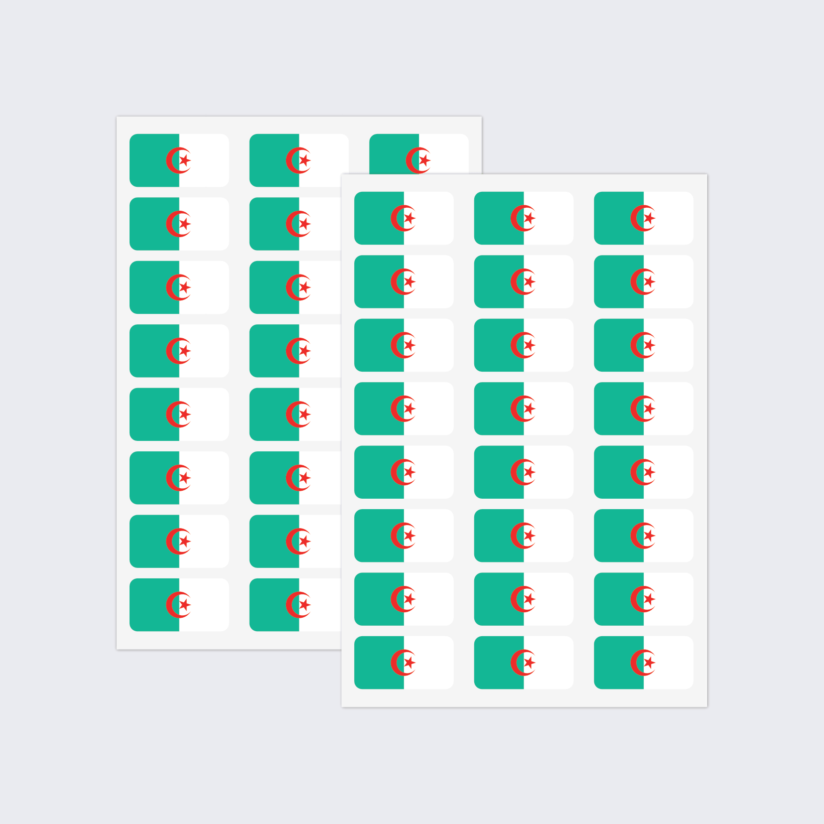 Algeria Flag Stickers - Image 2