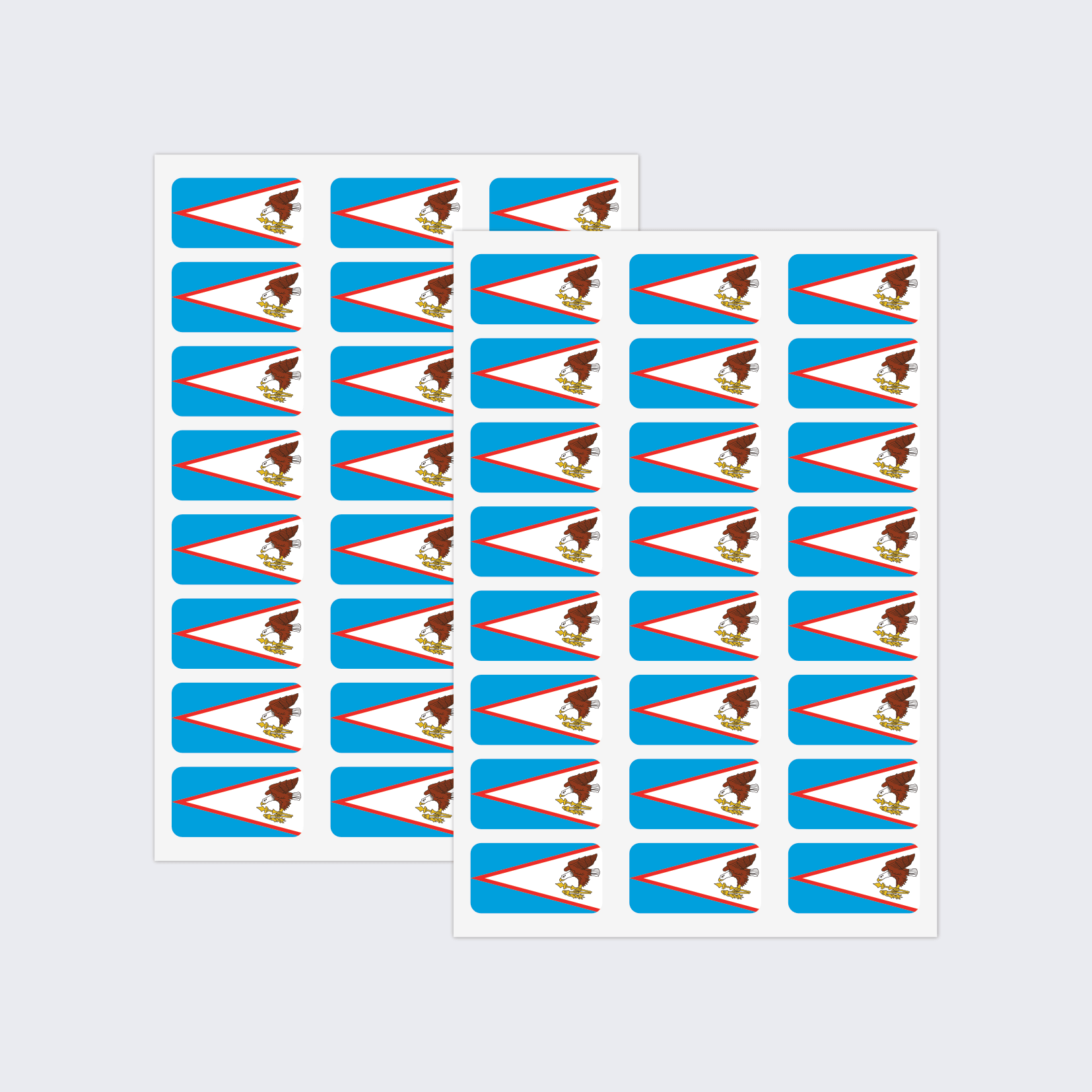 American Samoa Flag Stickers - Image 2
