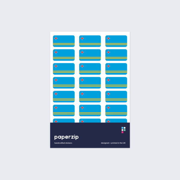 Aruba Flag Stickers