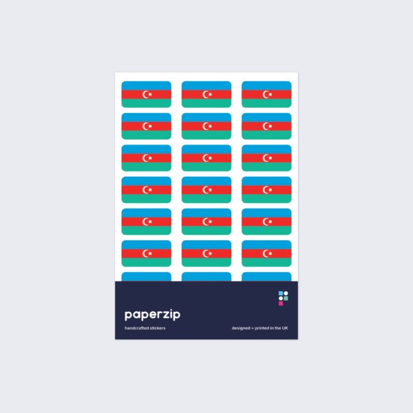 Azerbaijan Flag Stickers