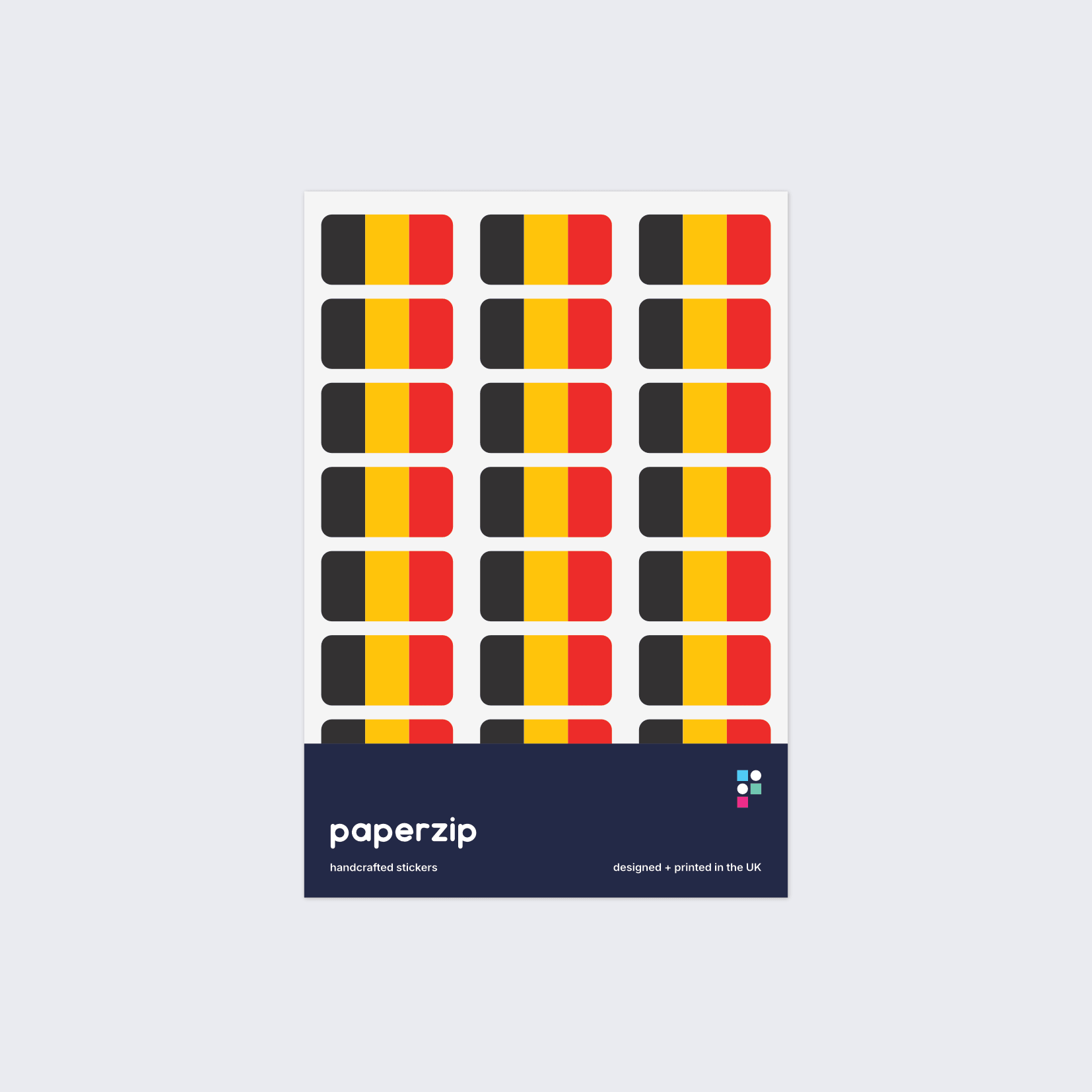 Belgium Flag Stickers
